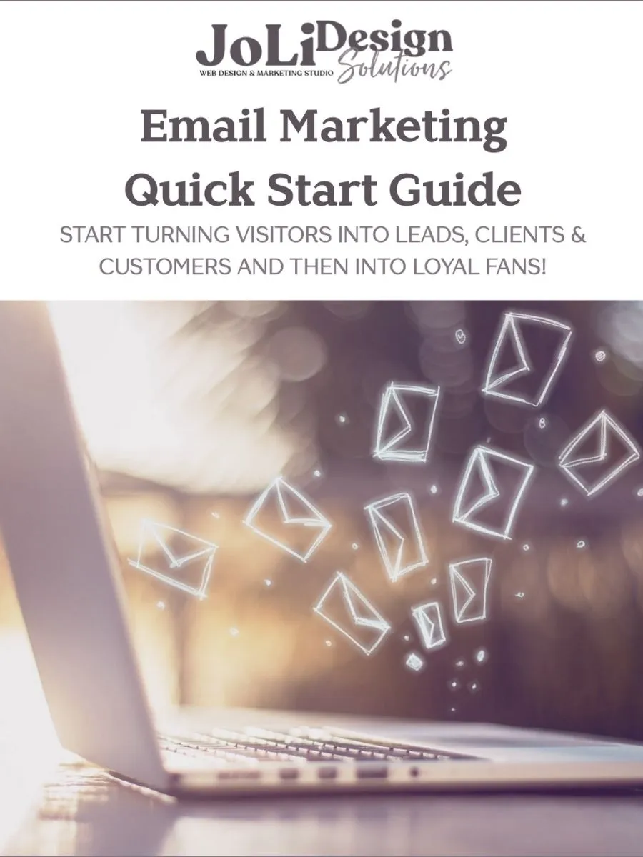 cover of email marketing quick start guide