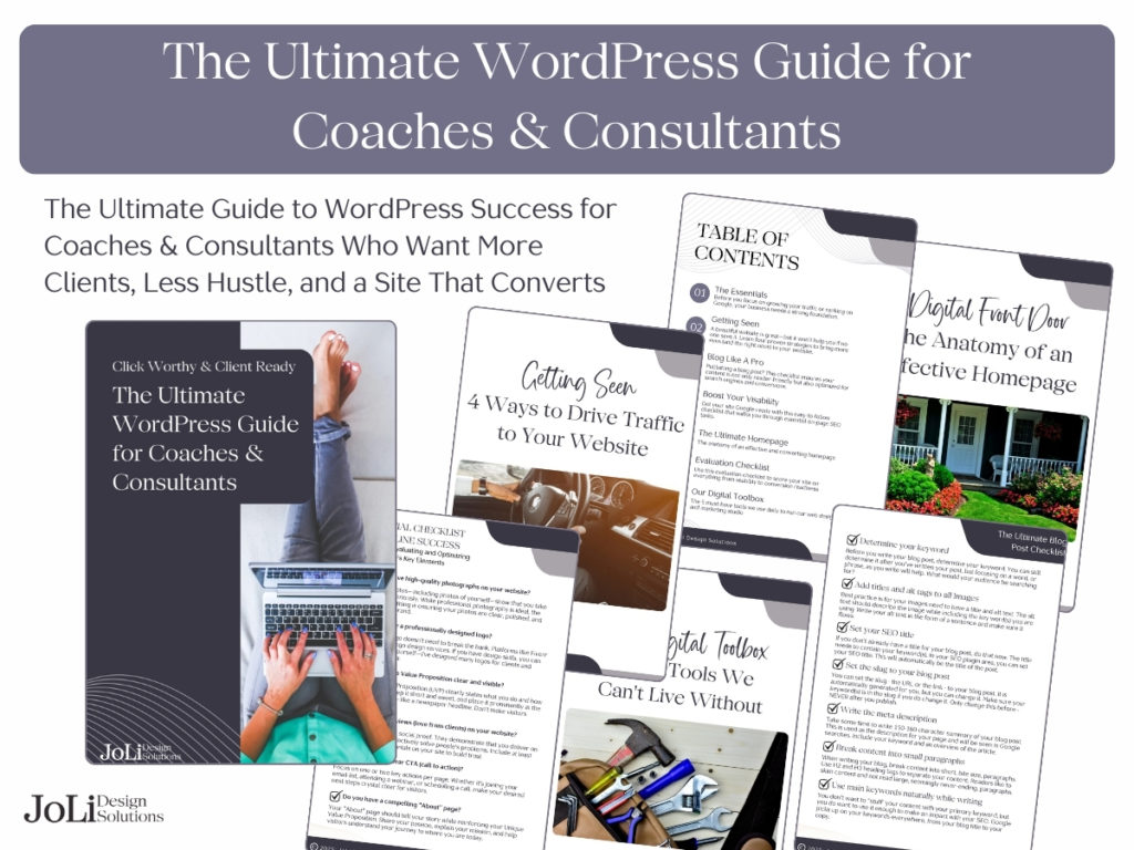 ultimate wordpress guide for coaches & consultants