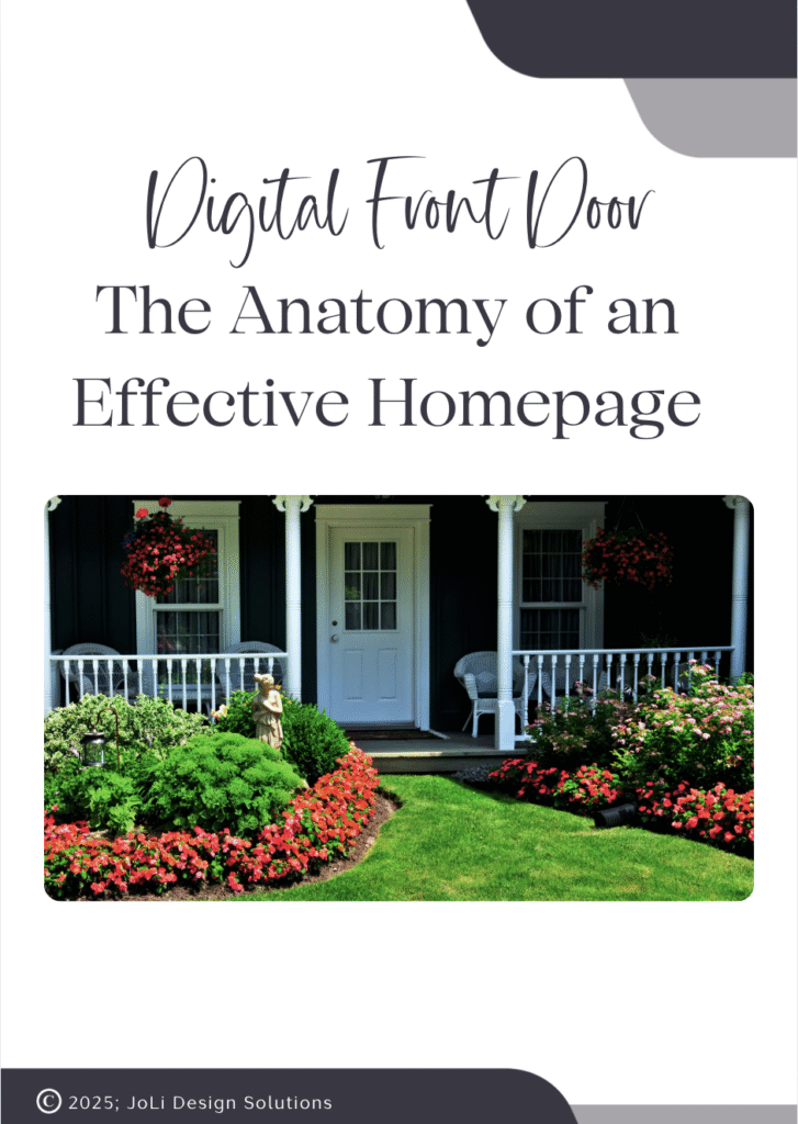anatomy of an effective homepage